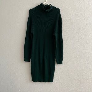 Treasure & Bond green knit womens Dress